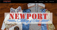 Desktop Screenshot of newportdrygoods.com